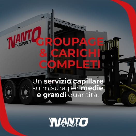 GROUPAGE E CARICHI COMPLETI