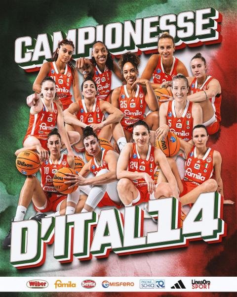 ECCELLENZA TRICOLORE: IL 14° SCUDETTO È REALTÀ!
